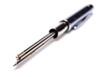 NOS New Cross Tech 3 Combo 3 in 1 Red & Black Ballpoint Multi Pen & Mechanical Pencil 0,5mm Leads + Stylus & Eraser in Box