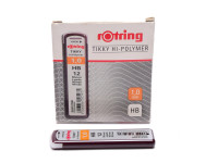 Rotring Tikky Hi-Polymer 1,0mm HB Pack of 12 Leads for Mechanical Pencil 