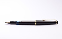 1960s NOS New in Box KAWECO 37G / 37 Oversize Black Resin Masterpiece Fully Flexible 14K Gold Nib EF to 3B Fountain Pen