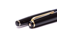 1960s NOS New in Box KAWECO 37G / 37 Oversize Black Resin Masterpiece Fully Flexible 14K Gold Nib EF to 3B Fountain Pen