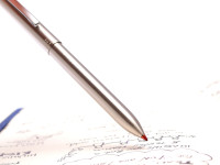 1970s MONTBLANC PIX-O-MAT CHROMATIC 4 Color Blue Green Black Red Multi-color Ballpoint Pen