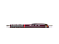 Rotring Tikky Mechanical Pencil w/ Rubberized Grip Dark Burgundy Color 0,5MM Leads 
