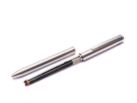 1970s MONTBLANC PIX-O-MAT CHROMATIC 4 Color Blue Green Black Red Multi-color Ballpoint Pen