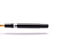1980s West W. Germany Classic Pelikan M150 Black Resin EF Extra Fine Flexible Nib Piston Fountain Pen
