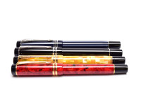 UK PARKER Duofold International Centennial MKII/MKIII Check Citrine Jasper Red Pinstripe Blue Platinum Black Fountain Pens