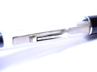 1998 Limited Edition Delta Colossevm 1926 Colosseum Italy Transparent Demonstrator 18K Two Tone Gold EF Nib Lever Fountain Pen