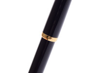 Vintage Reform Calligraph Black Resin & Gold Plate Trims 2.3 Steel Nib Piston Fountain Pen