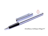 Vintage Steel Montblanc Noblesse Oblige Fountain Pen Body Barrel Part Spare Repair