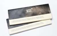  Art. No. 28510 Montblanc 10 Sheets Of Blotting Paper For Fountain Pens/Ink "Limited Edition 4810" Creation / Création Lalique Set Blotter