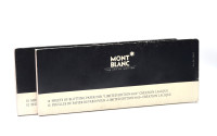  Art. No. 28510 Montblanc 10 Sheets Of Blotting Paper For Fountain Pens/Ink "Limited Edition 4810" Creation / Création Lalique Set Blotter