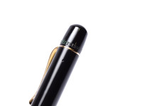 Original Never Used 1937 ('38 '39 '40) Pelikan 100 Celluloid & Ebonite All Black & Green EEF to BB Super Flexible CN Nib Piston Fountain Pen From an Amazing Attic Find