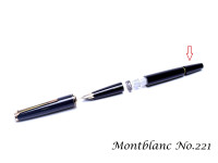Vintage Montblanc No. 221, 320 & 420 Fountain Pen Turning Knob Assembly Part Spare Repair 