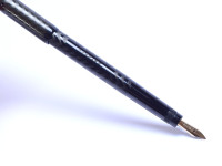 1920s Matador Garant No.100 Chased Black Hard Rubber Safety Fountain Pen Germany