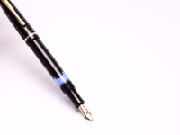 Rare Vintage 1951 MONTBLANC 342 (3-42) Flexible 14K F Nib Long Exposed Ink Window Fountain Pen