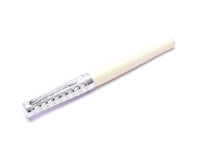 Cross Sauvage Ivory Lacquer Python Chrome Pattern Fineliner Pen