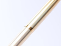 AURORA 98 Solid Sterling 925 Silver - Gold Plated - Vermeil 14K EF Gold Nib Cartridge Fountain Pen