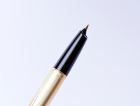 AURORA 98 Solid Sterling 925 Silver - Gold Plated - Vermeil 14K EF Gold Nib Cartridge Fountain Pen