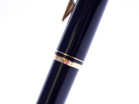 NOS 1970s MONTBLANC No. 221 261 281 Black Resin 14K EF Fountain Pen Lever Ballpoint & 1.17mm Mechanical Pencil Set in Box