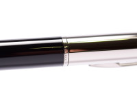 NEW Waterman Hemisphere Black Lacquer & Chrome Twist Mechanism Ballpoint Pen + Notebook Set in Box