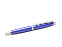 NOS New Rotring Freeway Navy Blue Metal Push Button Matte Satin Finish Ballpoint Pen In BoxS0213040 