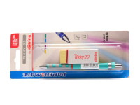 NOS New Rotring Tikky w/ Rubberized Grip Green Color 0,5MM Leads Mechanical Pencil + Eraser Included