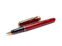 Vintage Sheaffer Prelude Marble Red Lacquer Pen USA 