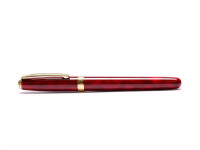 Vintage Sheaffer Prelude Marble Red Lacquer Pen USA 