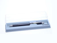 The Original 1984 NOS PARKER Vector Made in UK Classic Black, Chrome & Matte Steel 0.5mm Mechanical Pencil in Box