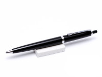 1968 Pelikan DK20 Push Button Black Resin & Chrome Ballpoint Pen