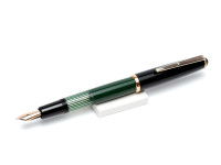 Rare Vintage 1970s SENATOR (Merz & Krell) Fully Flexible EF to BBB 14K Nib Long Ink Window Fountain Pen