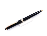 Rare 1950s Montblanc Pix No. 275 1.18mm Lead Black Resin Push Button Repeater Mechanical Pencil