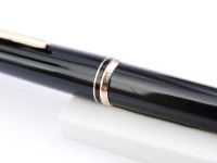 Vintage 1960s Montblanc Pix No. 26 1.18mm Lead Black Resin & Gold Push Button Repeater Mechanical Pencil