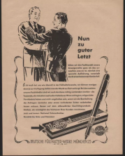 Deutsche Füllhalter Werke München NATIONAL Favorit No. 73 Fountain Pen Grey Shattered Marble Celluloid w/ 14K Super Flex B Broad Nib from the "Attic Find"