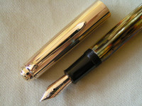 The Infamous 1956 PELIKAN 600 - 600N 14K Solid Gold Fountain Pen in Box NOS