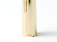MONTBLANC 72 Masterpiece Meisterstuck Rolled Gold 18K OF Oblique Fine Fountain Pen