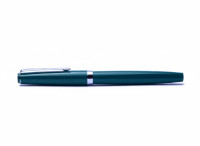 1960s SENATOR Germany Model 0140 Blue/Green TEAL with Super Flexible 14K F Fine Gold Nib Piston Fountain Pen