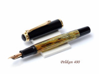 Pelikan 400 400N & 400NN Celluloid Tortoise Brown Fountain Pen Spare Part Body Barrel Replacement
