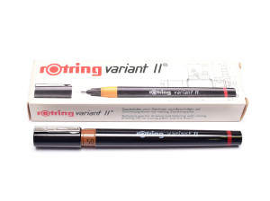 NOS Vintage Rotring Variant II 0.5/0.8mm Stainless Steel Tip Technical Pen Made in Germany