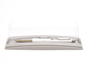 Original 2005 T.III Y NOS PARKER Vector Made in UK Classic White 0.5mm Mechanical Pencil with Eraser in Box