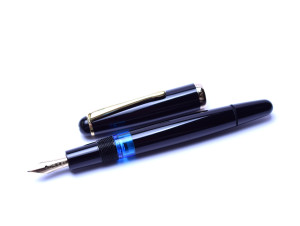 Stunning Rare & Mint 1950s Oversize Original 1951 MONTBLANC 344 Flexible 14K Gold F to 3B Nib Fountain Pen