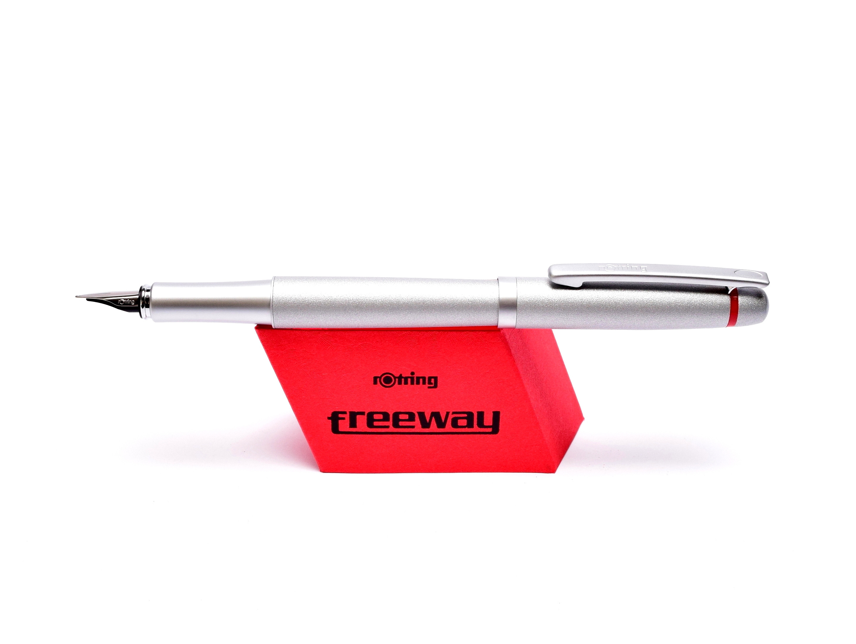 Beautiful New NOS 2000s Rotring Freeway Silver Aluminium Matt Satin ...