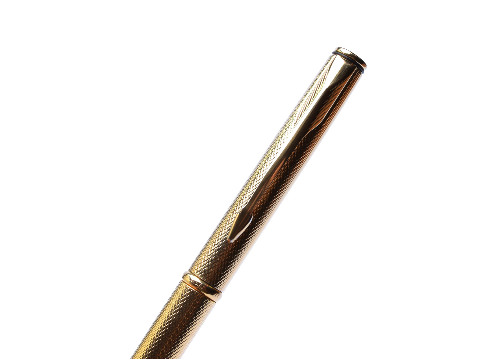 Early 1990's Parker Insignia 23k Gold Plated Grain d'Orange