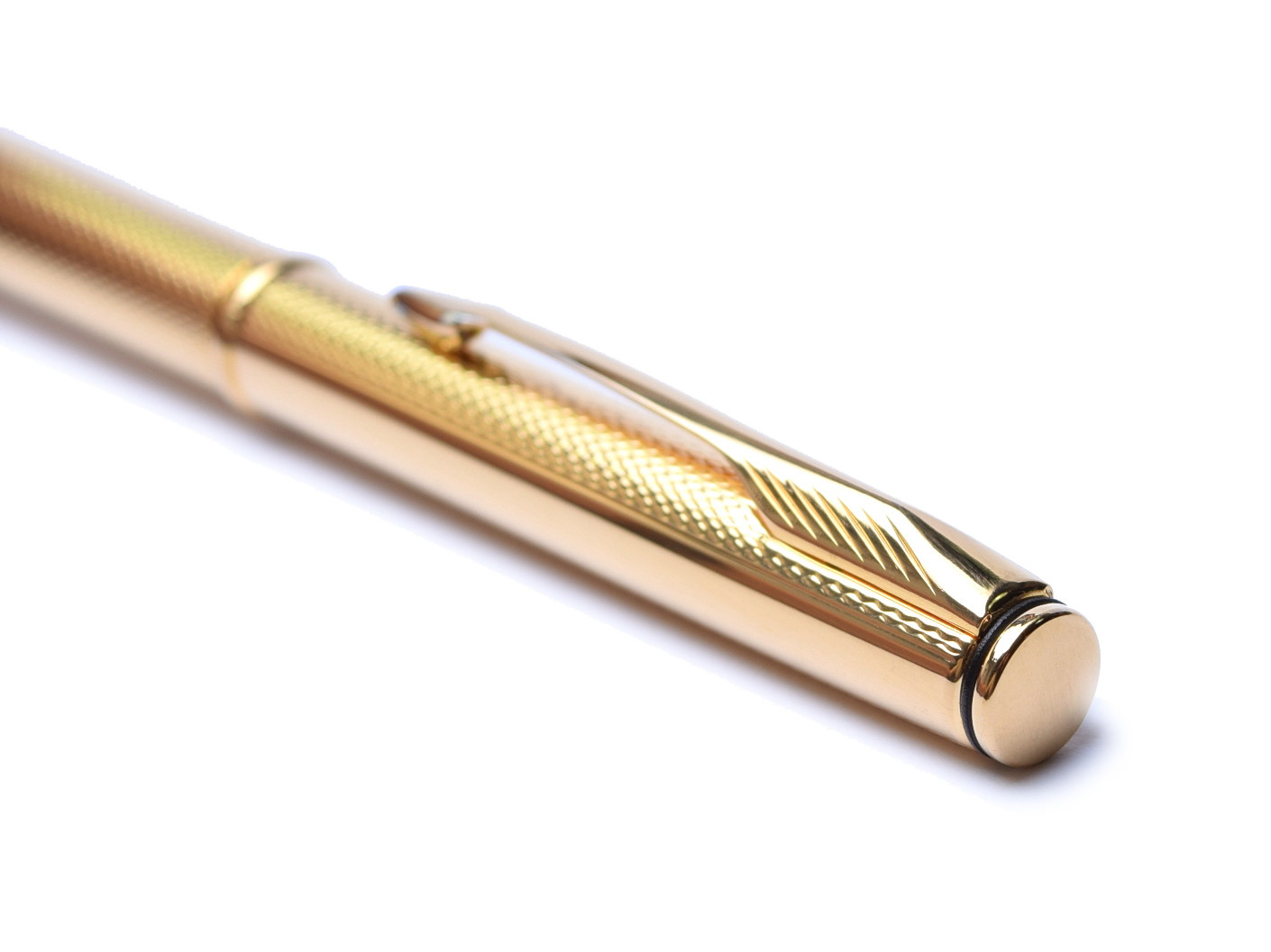 Early 1990's Parker Insignia 23k Gold Plated Grain d'Orange