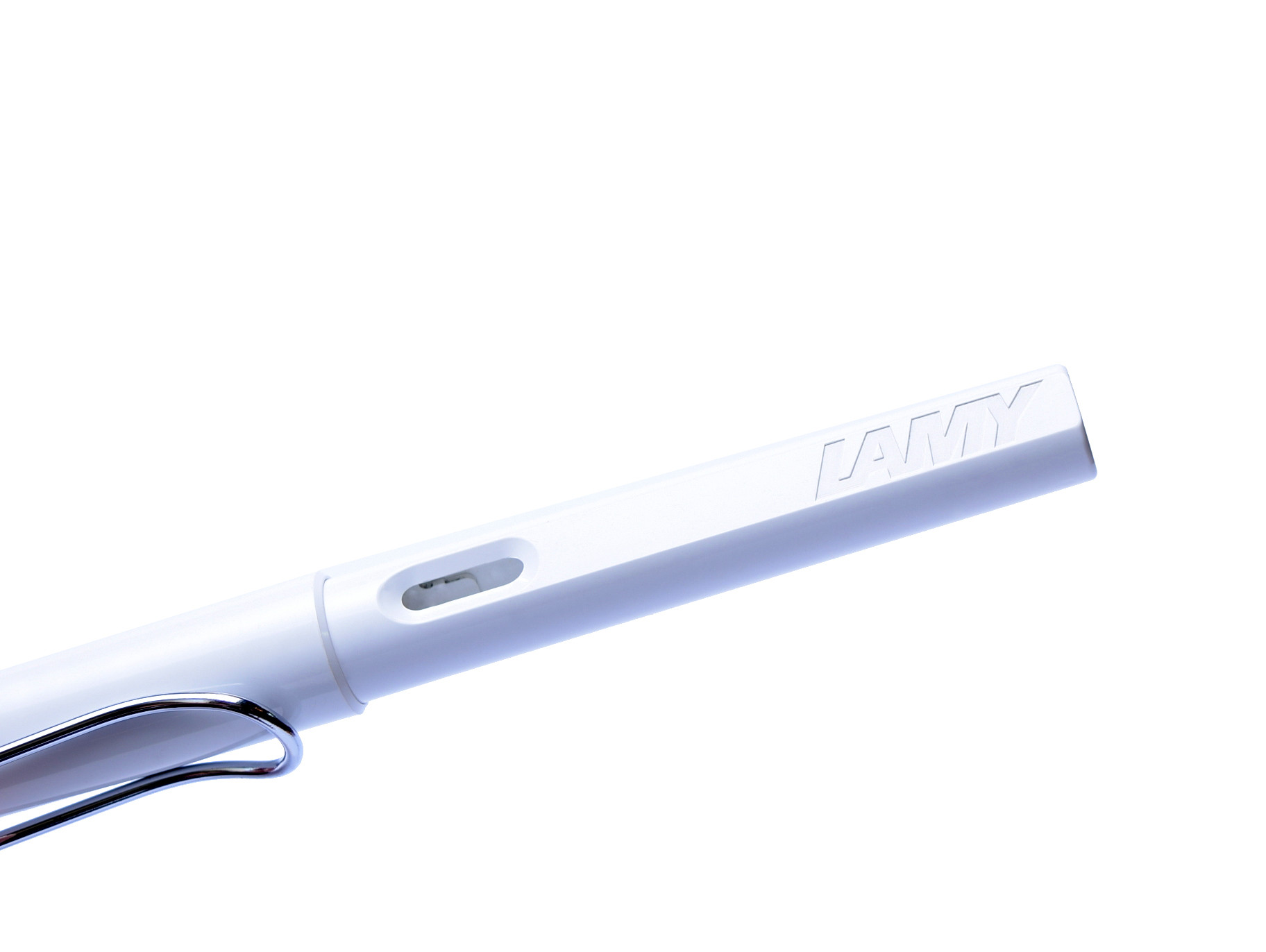 【VNTG✮廃盤品】LAMY WHITE PEN 1982 Rollerball Old Style Lamy White Pen Rollerball White Black / W.germany