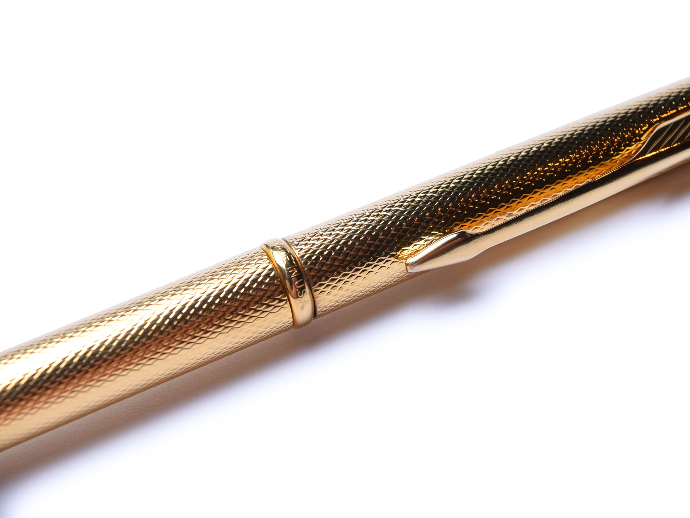 Early 1990's Parker Insignia 23k Gold Plated Grain d'Orange