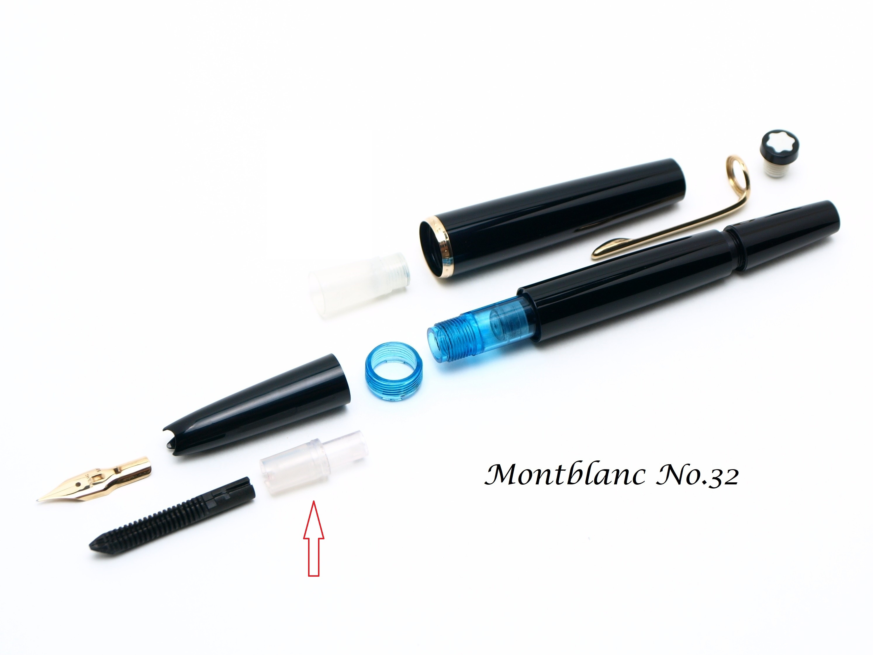 Vintage Montblanc No. 22 31 & 32 Fountain Pen Feeder Collar Ink Seal