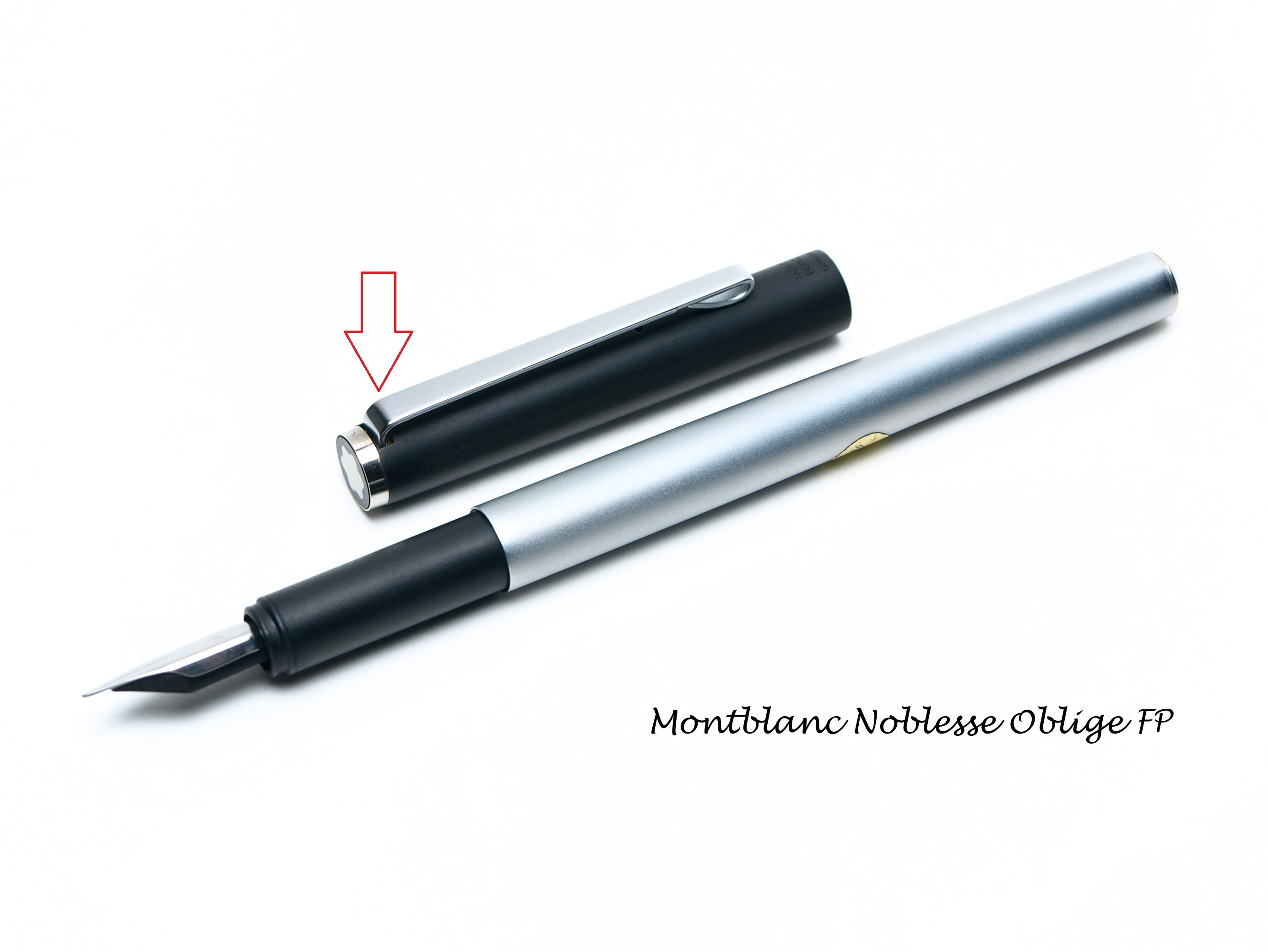 Vintage Metal Montblanc Noblesse Oblige Fountain