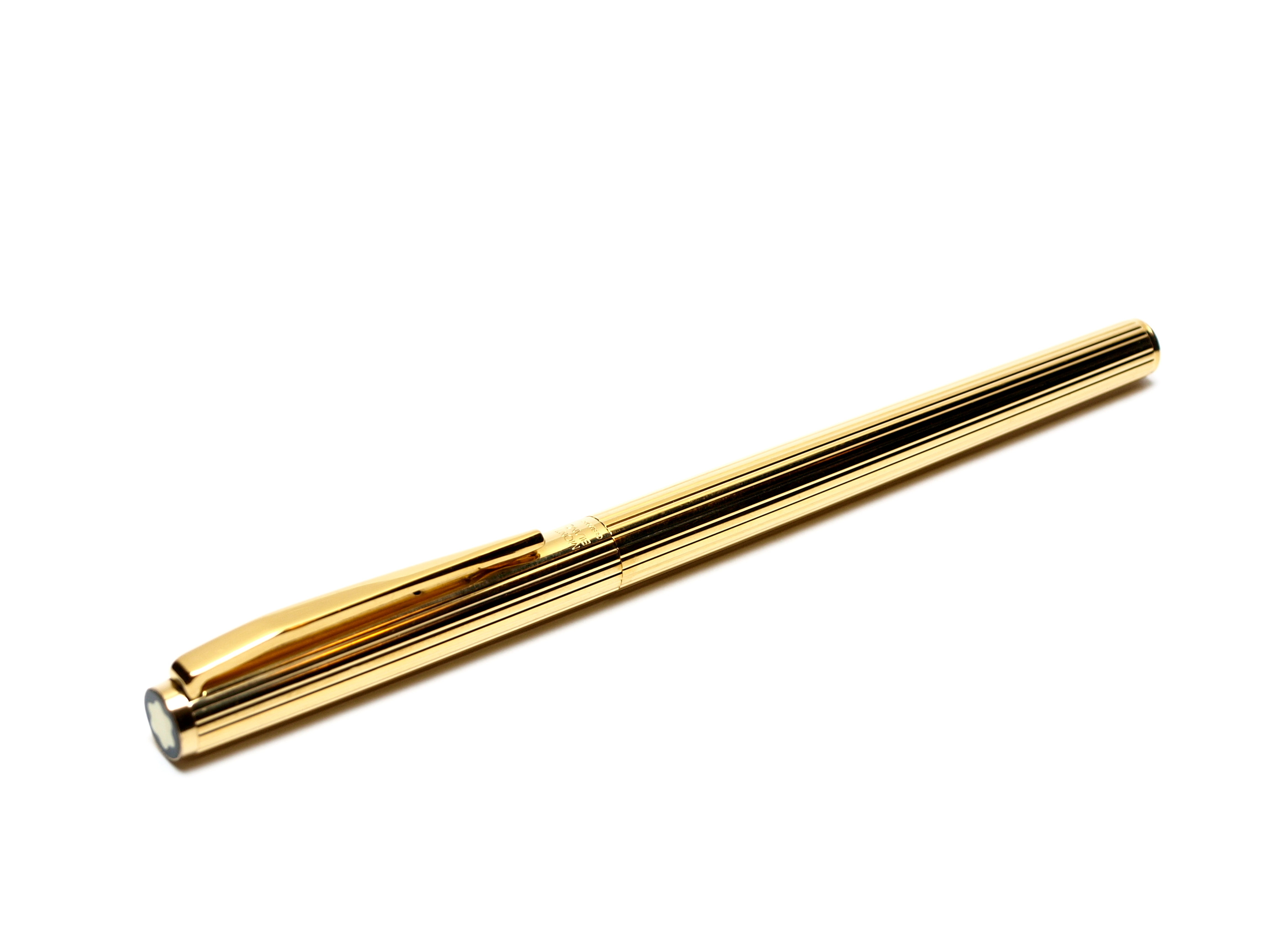 Mainstream artillerie tong 1980's OVERSIZE MONTBLANC Noblesse Oblige Godron EF 14K Gold Nib Fountain  Pen