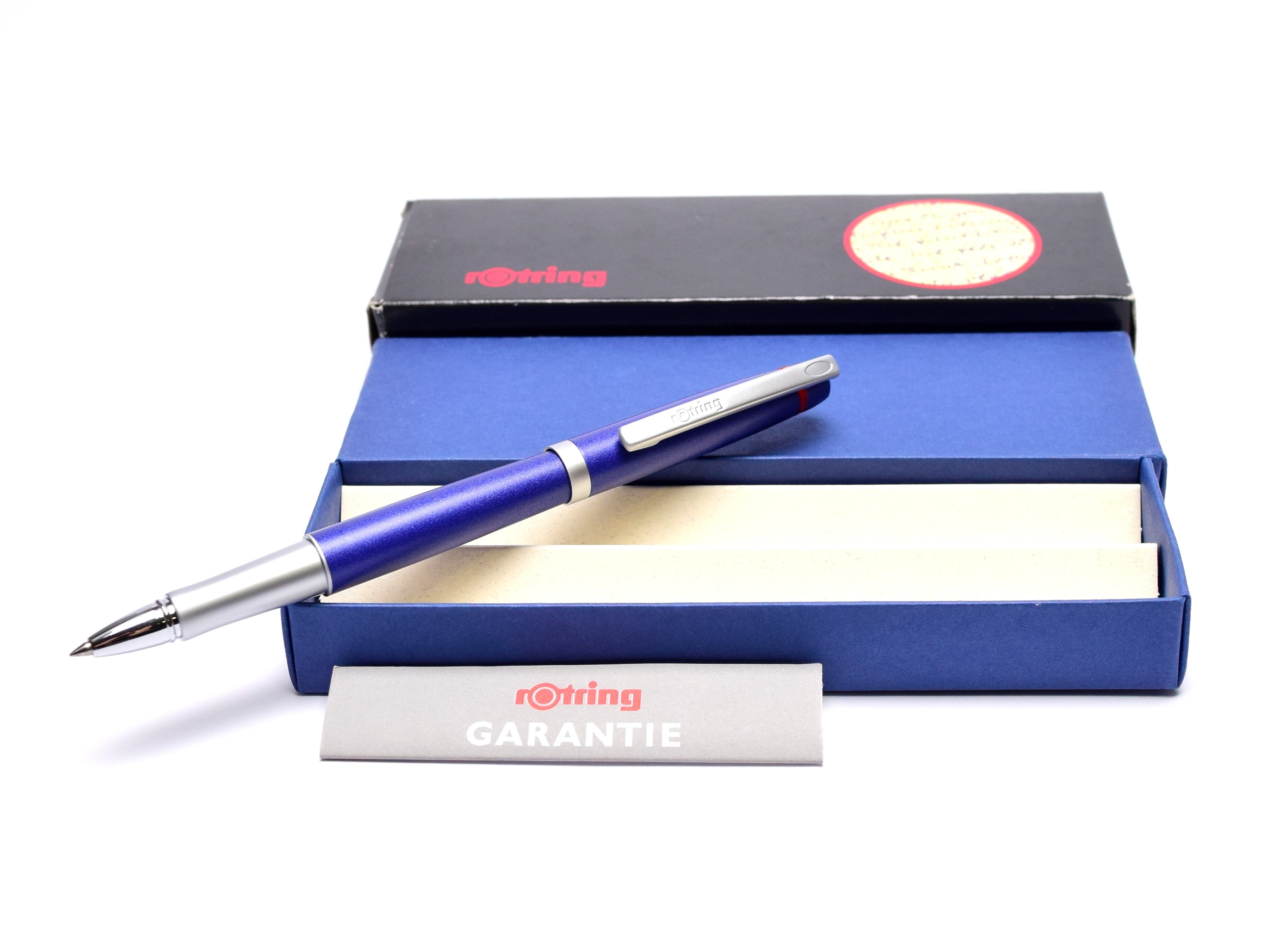 NOS New Freeway Navy Blue Metal Body Matte Satin Finish Rollerball Pen ...