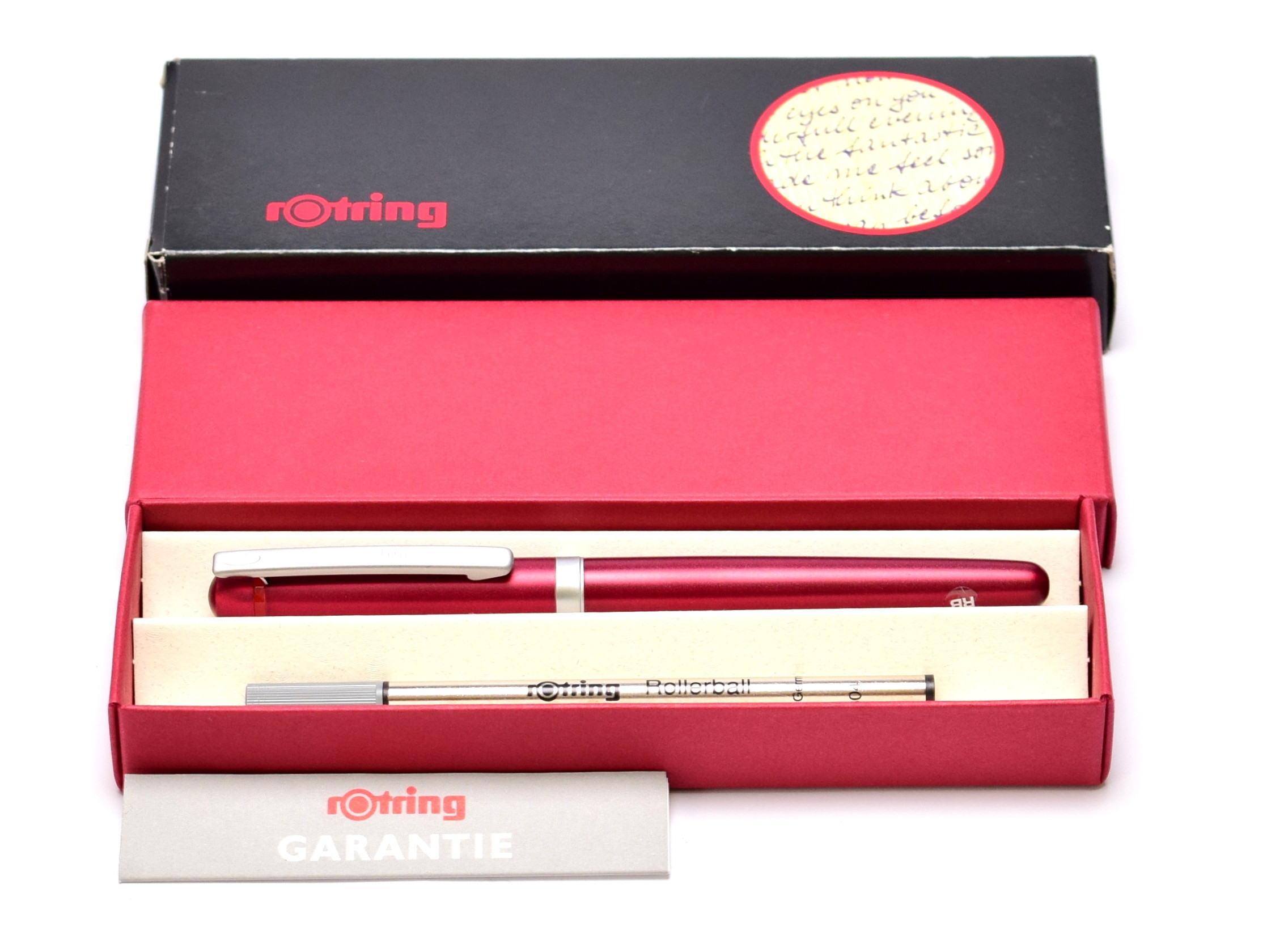 NOS New Rotring Freeway Red Rubin Metal Body Matte Satin Finish ...